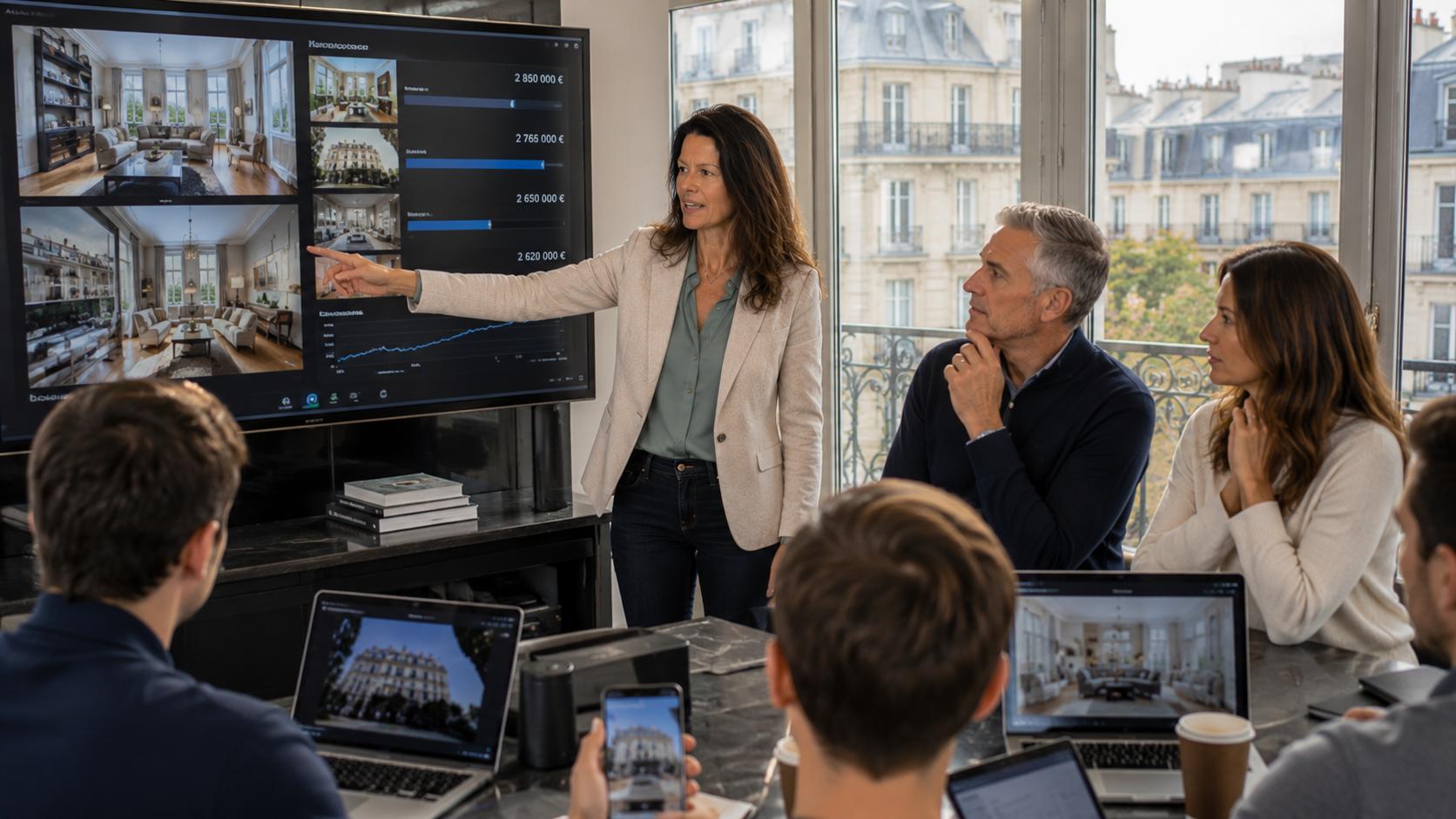 Vente interactive à Paris
