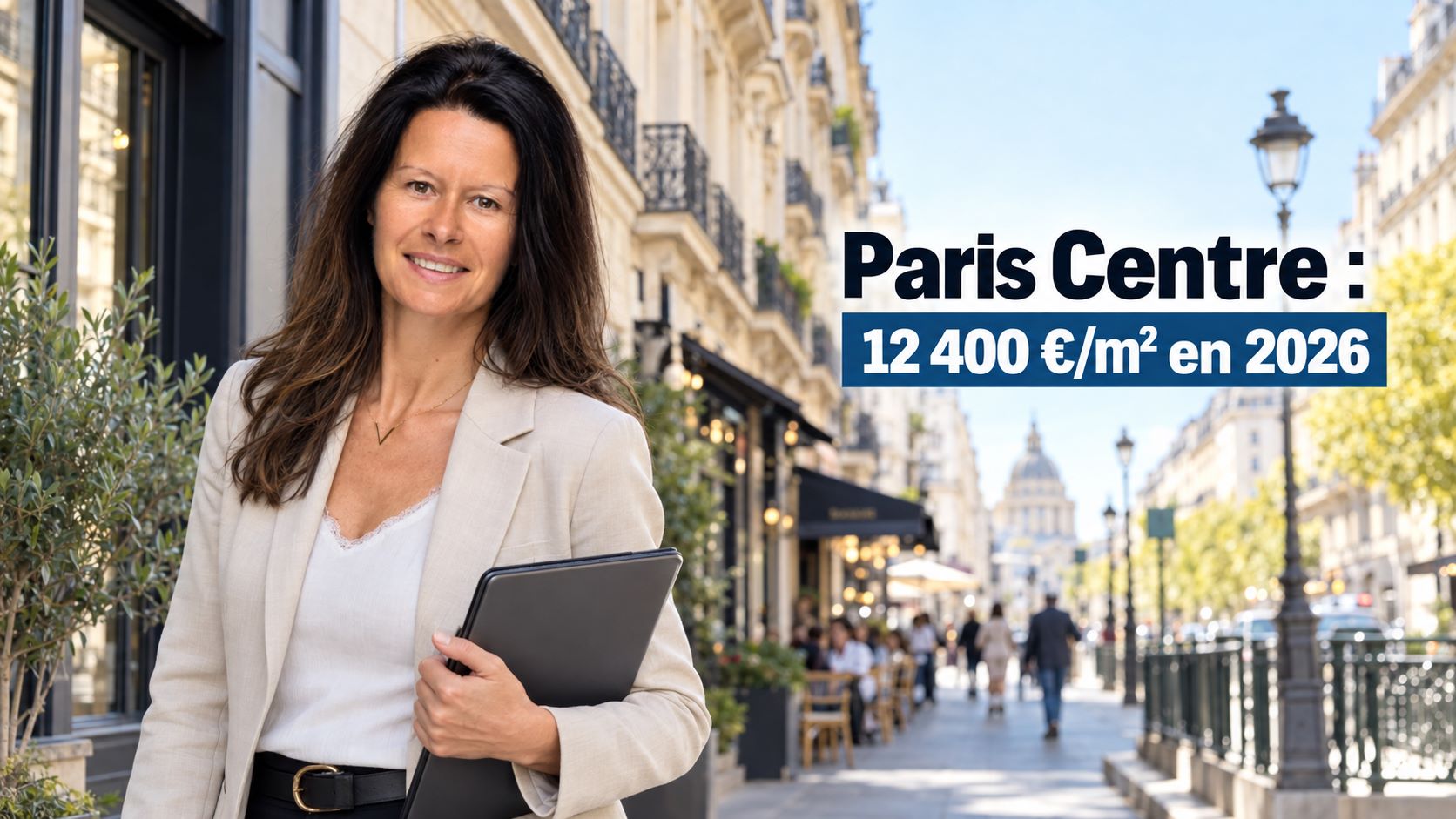 Le marché de l'appartement à Paris Centre en 2026 : environ 12 400 €/m²